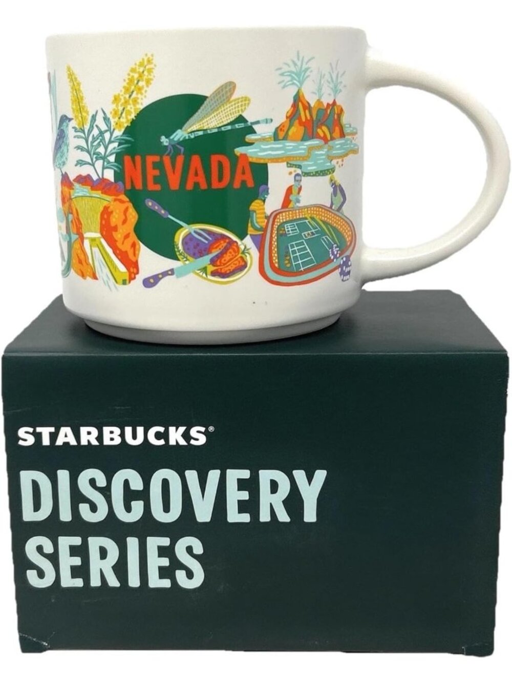 14oz Nevada Discovery Mug - Unique Souvenir Coffee Cup for Collectors